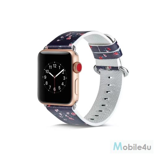 XPRO™ Apple Watch mintás bőr szíj F17 42mm / 44mm / 45mm / 49mm