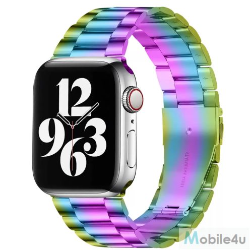 XPRO™ Apple Watch rozsdamentes vastag acél szíj szivárvány 38mm / 40mm / 41mm