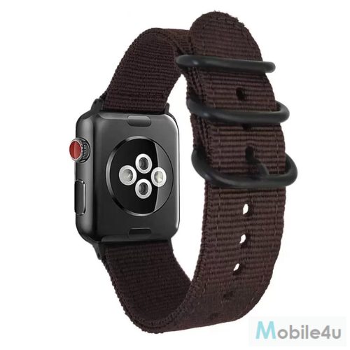 XPRO™ Apple Watch szőtt műanyag szíj 42mm / 44mm / 45mm / 49mm fekete