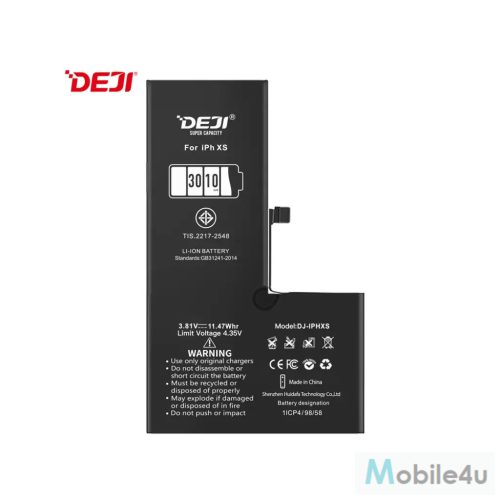 Deji iPhone XS kompatibilis, magasabb kapacitású akkumulátor 3210mAh