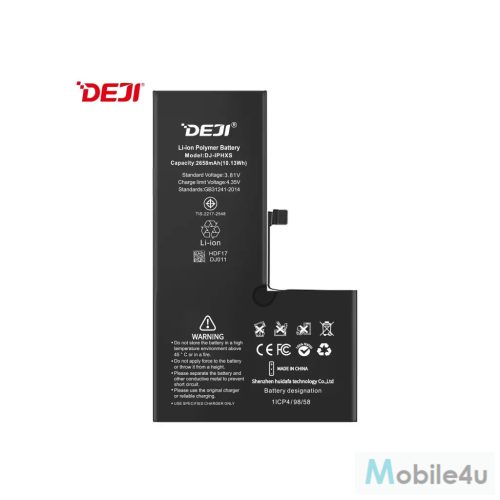 Deji iPhone Xs kompatibilis akkumulátor 2658mAh