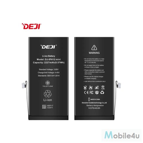 Deji iPhone 12 Mini kompatibilis akkumulátor 2227mAh