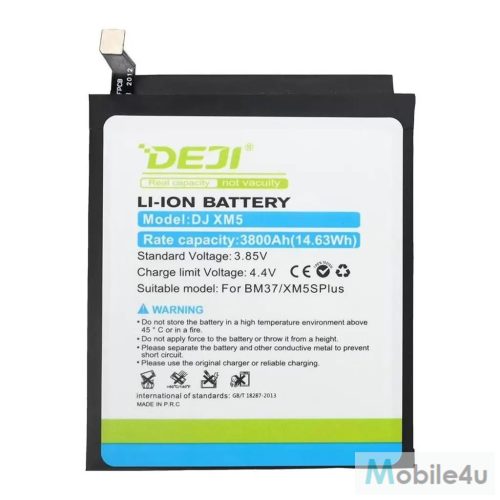 Deji Xiaomi BM37 akkumulátor Xiaomi Mi 5s Plus készülékhez 3700mAh