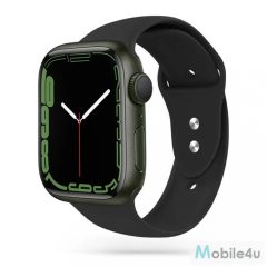   Tech-Protect ICONBAND szilikon óraszíj fekete Apple Watch 42mm / 44mm / 45mm / 49mm készülékhez