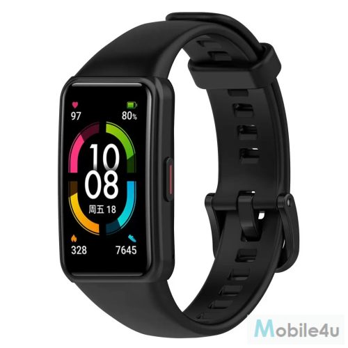 XPRO™ Honor Band 6 szilikon szíj fekete