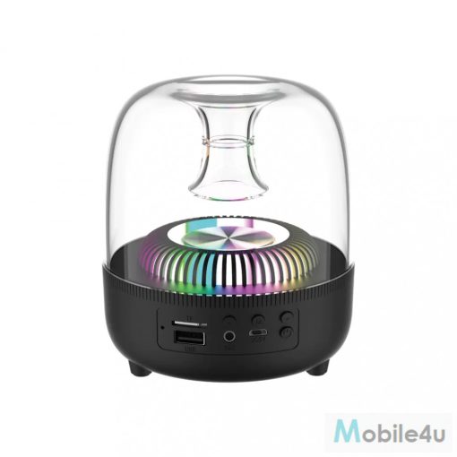 Devia Smart sorozatú Crystal Bluetooth hangszóró fekete