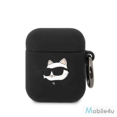 Karl Lagerfeld tok fekete KLA2RUNCHK Airpods készülékhez