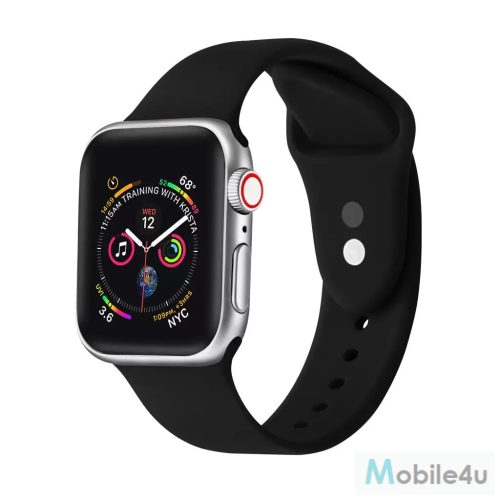 XPRO™ Apple Watch szilikon sport szíj Fekete 38mm / 40mm / 41mm