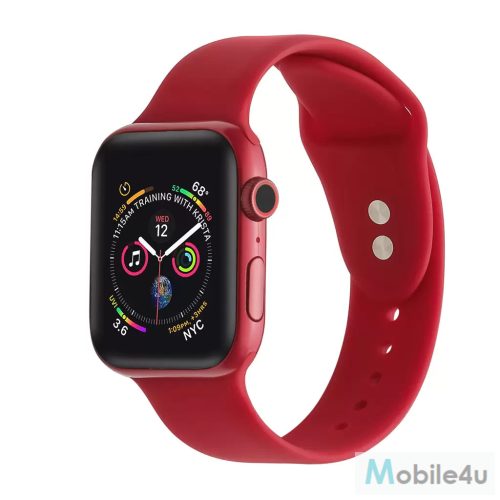 XPRO™ Apple Watch szilikon sport szíj Piros 38mm / 40mm / 41mm