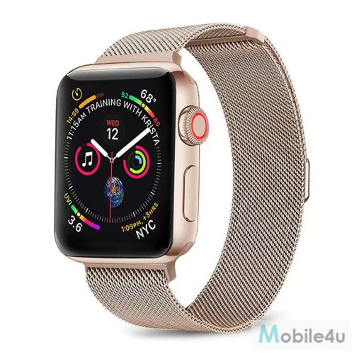 XPRO™ Apple Watch két részes milánói szíj Pink 42mm/44mm/45mm/49mm