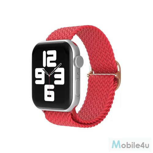 XPRO™ Apple Watch szőtt szövet körpánt Piros 42mm/44mm/45mm/49mm