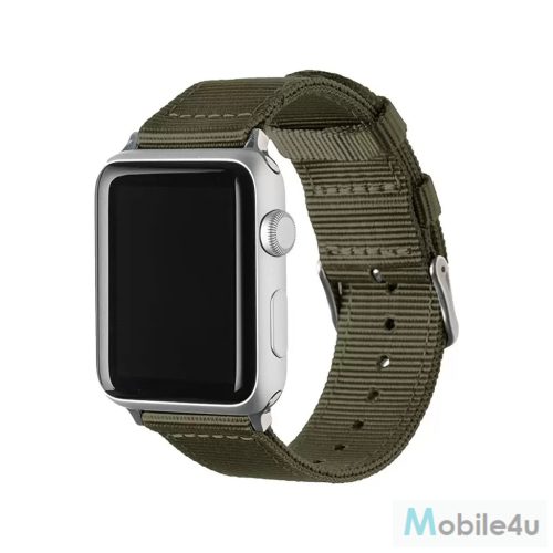 XPRO™ Apple Watch szőtt műanyag szíj Zöld 42mm/44mm/45mm/49mm 