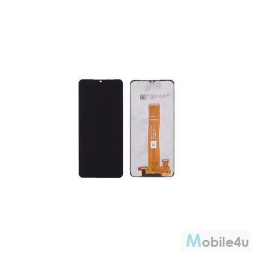 Kijelző Samsung A12 fekete Gyári GH96-14116A GH82-24708A keret nélkül