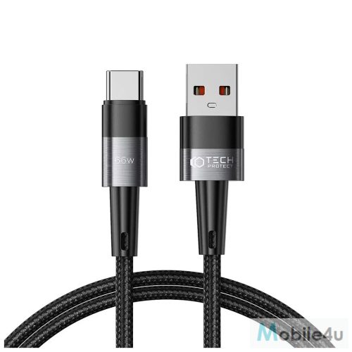 Tech-Protect Ultraboost Kábel USB-C 66W/6A 1m Szürke