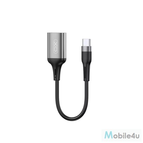 XO Adapter OTG NB201 Type-C to USB-A 150mm fekete