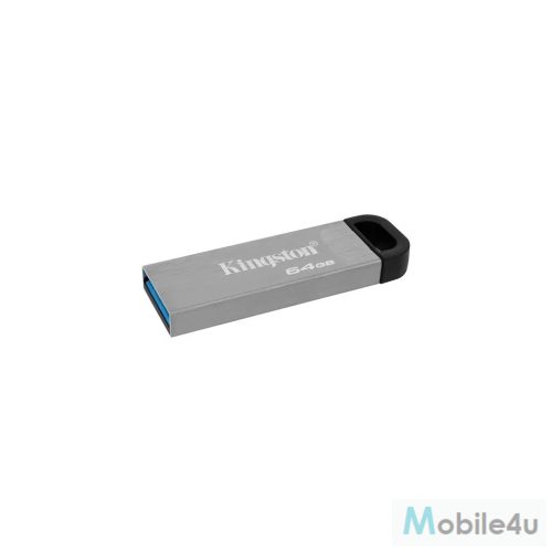 Kingston DataTraveler Kyson DTKN 64 GB USB 3.2 (Gen 1) Type A Flash Drive - Silver - 200 MB/s Olvasási sebesség - Pendrive