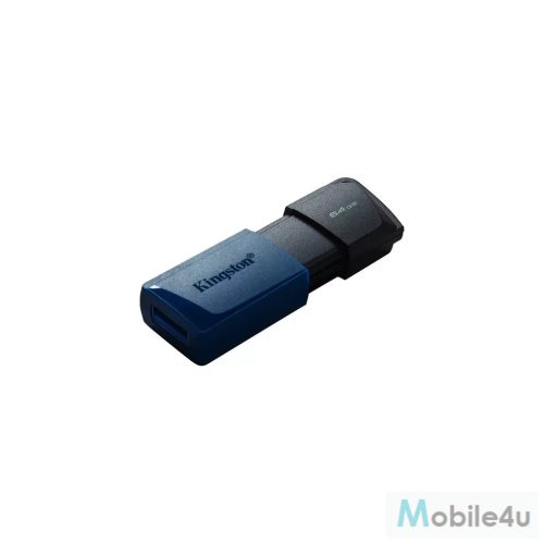 Kingston DataTraveler Exodia M DTXM 64 GB USB 3.2 (Gen 1) Type A Flash Drive - Black, Blue - Pendrive