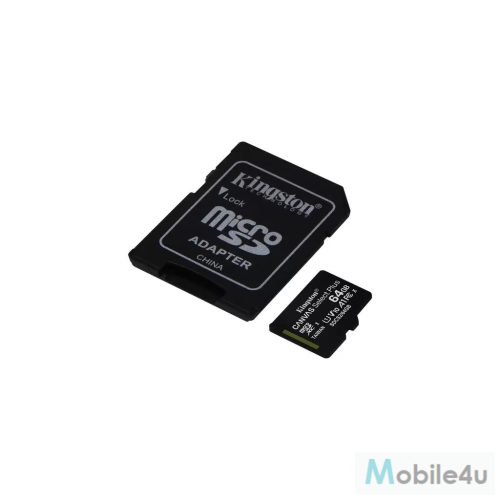 Kingston Canvas Select Plus SDCS2 64 GB Class 10/UHS-I (U1) microSDXC