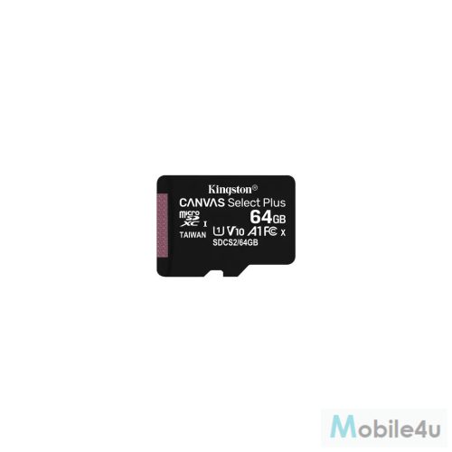 Kingston Canvas Select Plus SDCS2 64 GB Class 10/UHS-I (U1) microSDXC