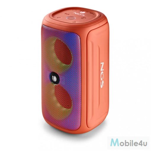 NGS Roller Beast Coral Bluetooth Hangszóró IPX5 32W - BT / USB / TF / AUX IN - TWS