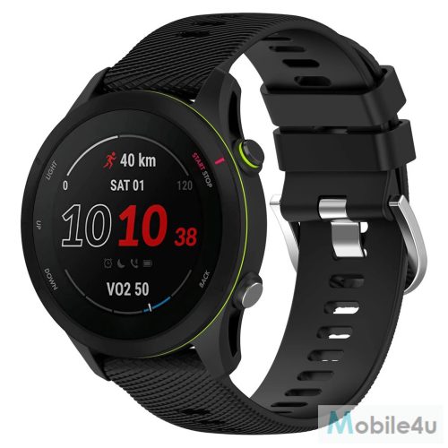 XPRO™ Garmin szilikon óraszíj Fekete 18mm