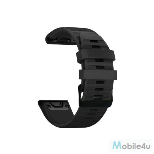 XPRO™ Garmin szilikon óraszíj Fekete 26mm