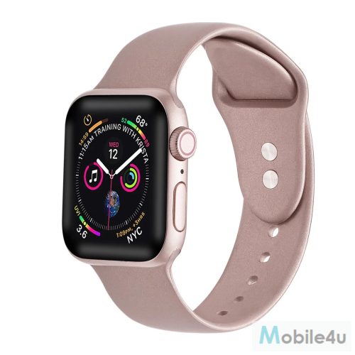 XPRO™ Apple Watch szilikon sport szíj Rozéarany 38mm/40mm/41mm