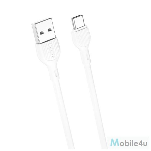 XO NB200 kábel USB-A / USB-C 2M 2.1A Fehér