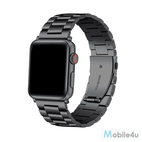 XPRO™ Apple Watch rozsdamentes acél szíj fekete 42mm / 44mm / 45mm / 49mm