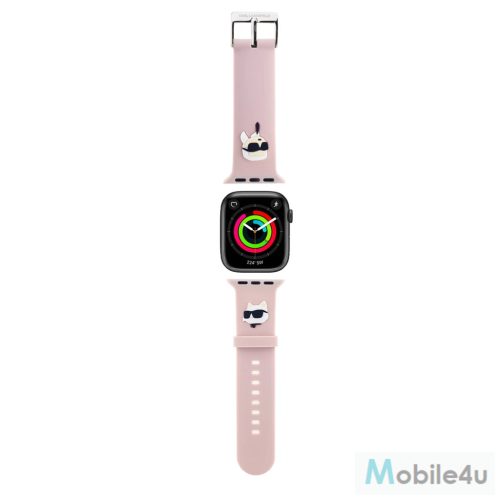 Karl Lagerfeld óraszíj pink KLAWLSLKCNP Apple Watch 42mm / 44mm / 45mm / 49mm