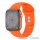 Tech-Protect SILICONE óraszíj narancssárga, Apple Watch 44mm / 45mm / 46mm / 49mm készülékhez