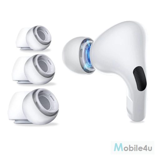 Tech-Protect Ear Tip Fülpárna 3db Apple AirPods Pro 1 / 2 készülékhez Fehér