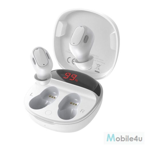 BASEUS Encok True vezeték nélküli fülhallgató WM01 Plus NGWM01P-02 fehér