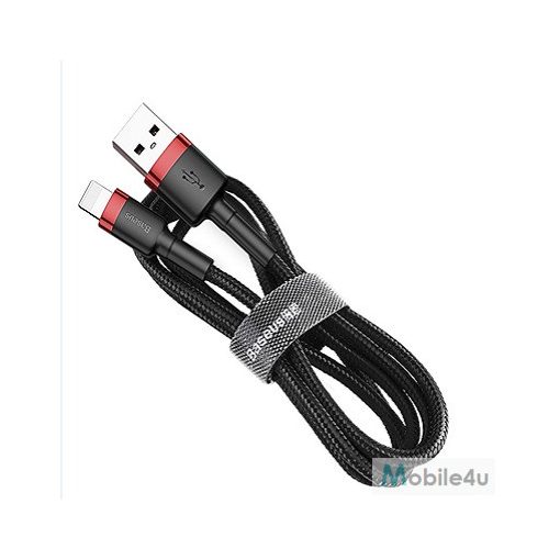 Baseus cafule kábel USB lightning 2.4A 1M CALKLF-B19 fekete