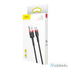   Baseus Cafule CAMKLF-B91 Micro-USB kábel, 2.4A, 1m, piros-fekete