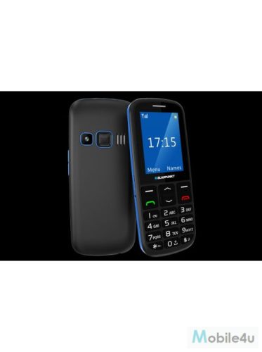 Blaupunkt BS04i, időseknek,mobiltelefon készülék,fekete-kék