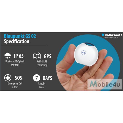 Blaupunkt GS02 mobiltelefon,GPS nyomkövető (BLAUPUNKT-GS2 )
