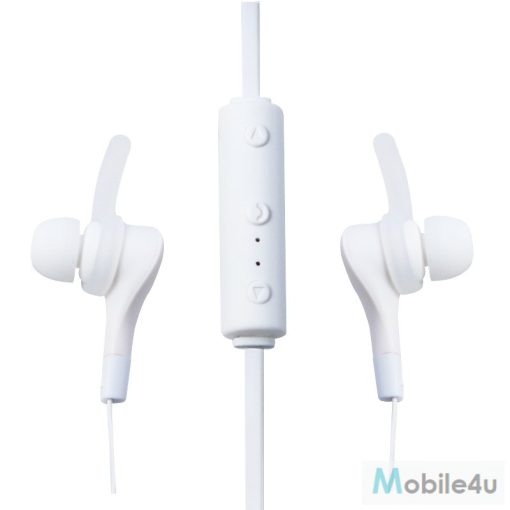 Logilink Bluetooth fülbe helyezhető sztereó headset, fehér