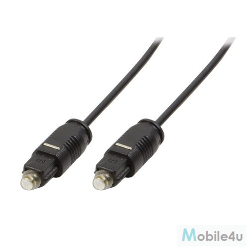 Logilink Audiokábel, Toslink/M - Toslink/M, PMMA vezeték, fekete, 0,5 m