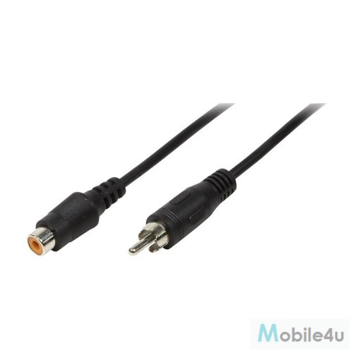 Logilink Audiokábel, RCA/M - RCA/M, fekete, 5 m