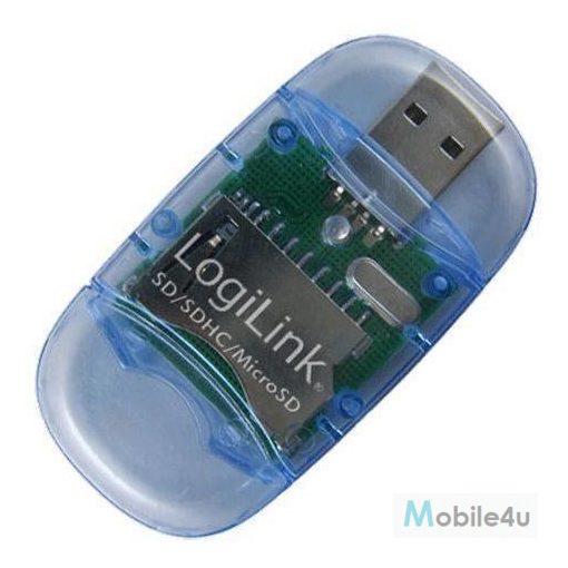 Logilink USB2.0 kettős kártyaolvasó aSD/SDHC és Micro SD