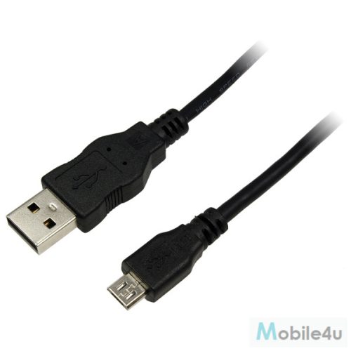 LogiLink USB 2.0 A - Micro USB-B  kábel, 0.6 m