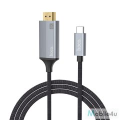 HOCO UA13 Type-C 3.0/HDMI adatkábel, 1,8m, szürke