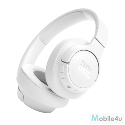 JBL Tune 720BT Bluetooth-os fejhallgató, Fehér