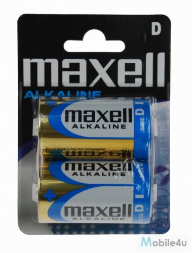 Maxell LR20x2 alkáli elem góliát