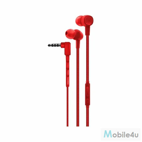 Maxell Sin-8 Solid Plus Fülhallgató Piros