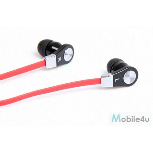 Media-Tech MagicSound DS-2 mikrofonos fülhallgató, piros