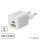 Hálózati töltő adapter PD 30W / QC3.0 18W, Fehér