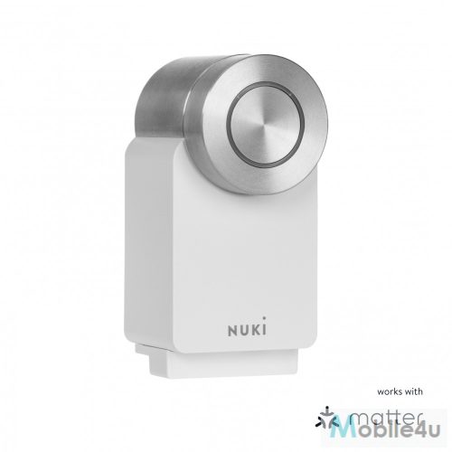 Nuki Smart Lock 4.generációs  Pro okos zár, fehér