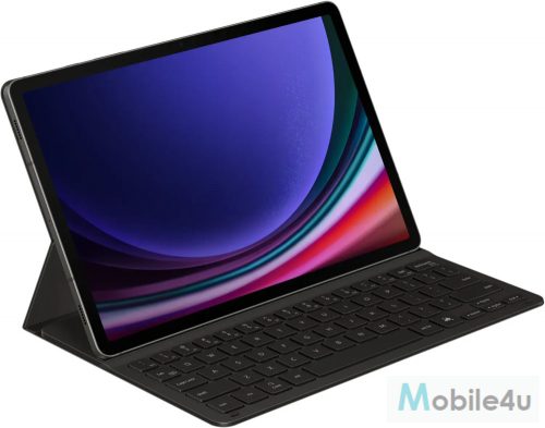 Samsung Tab S9/S9 FE vékony billentyűzetes tok,Fekete